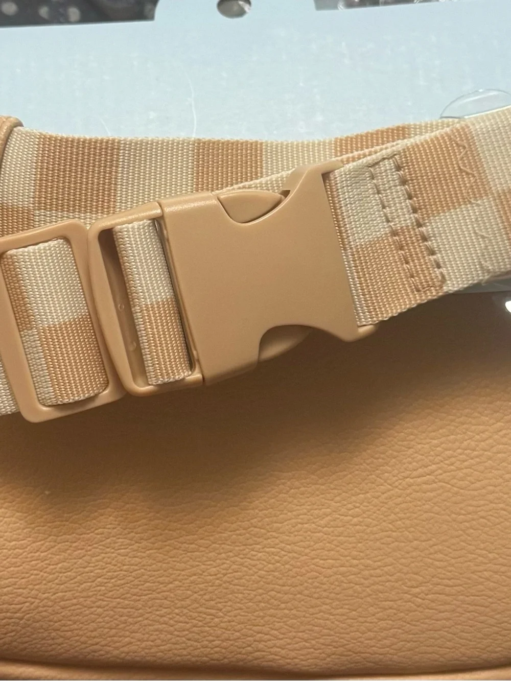 Cloud Island Beige Diaper Sling/ Crossbody